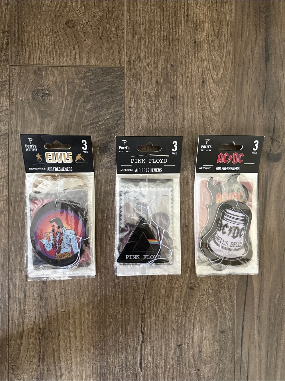 Rock Band 3-Pack Air Fresheners – Black & Multi